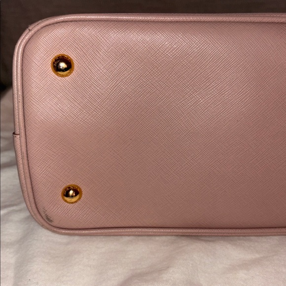 Prada Saffiano Lux Cammeo Leather Handbag Shoulder Bag - Picture 10 of 16